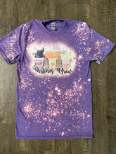 Load image into Gallery viewer, Witches Brew Bleached Shirt/ Graphic Tee