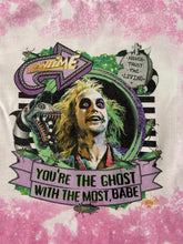 Load image into Gallery viewer, You’re the Ghost with the Most, Babe Bleached Shirt/ Graphic Tee