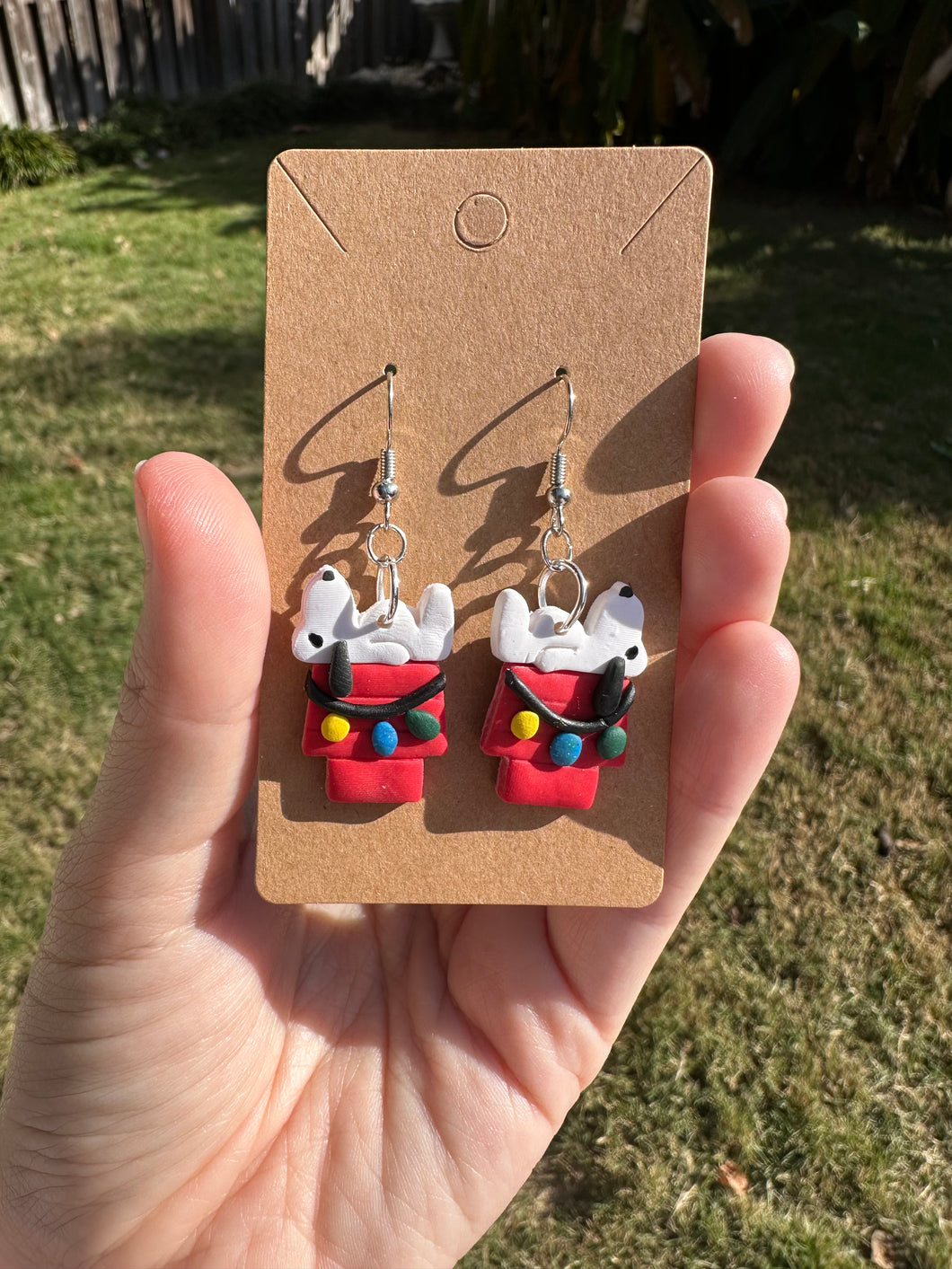 Christmas Dog Character Earrings