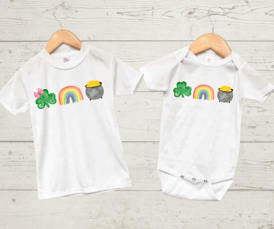 Watercolor St. Patrick's Day Kids Shirts