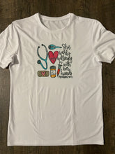 Load image into Gallery viewer, She Works Willingly with Her Hands Graphic Tee
