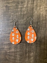 Load image into Gallery viewer, Pumpkin Spice Latte Teardrop Earrings
