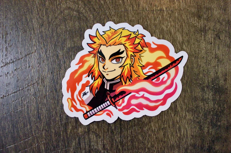 Anime Fire Boy Sticker