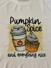 Load image into Gallery viewer, Pumpkin Spice and Everything Nice Graphic Tee
