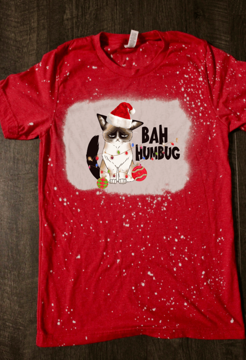 Bah Humbug Bleached Shirt