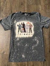 Load image into Gallery viewer, Scary Movie Friends Bleached Shirt/ Graphic Tee
