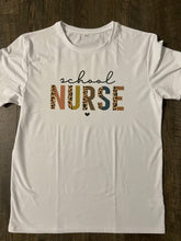 Load image into Gallery viewer, Cheetah School Nurse Graphic Tee
