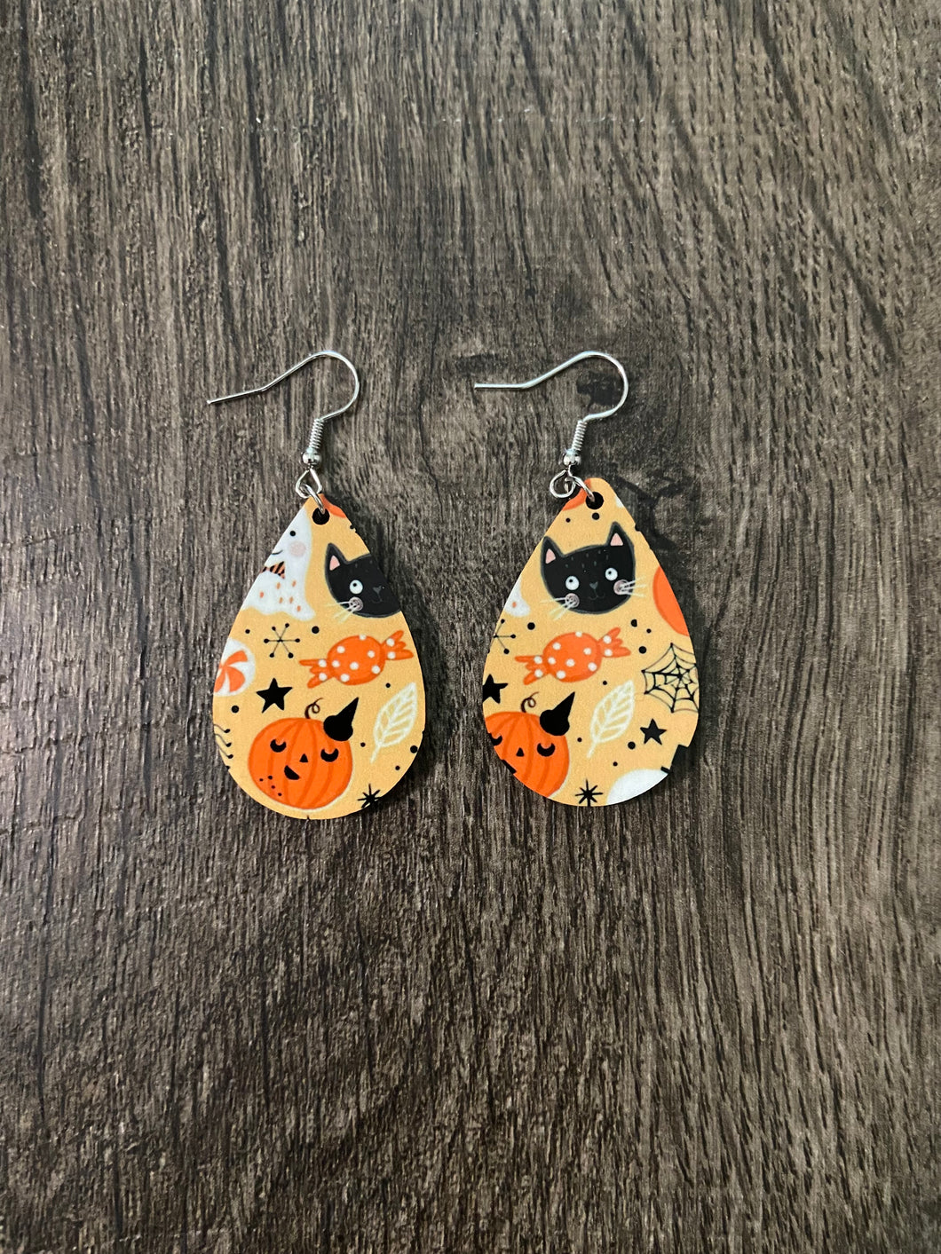 Halloween Teardrop Earrings