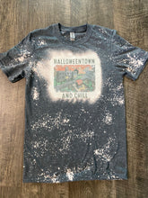 Load image into Gallery viewer, Halloweentown and Chill Bleached Shirt/ Graphic Tee
