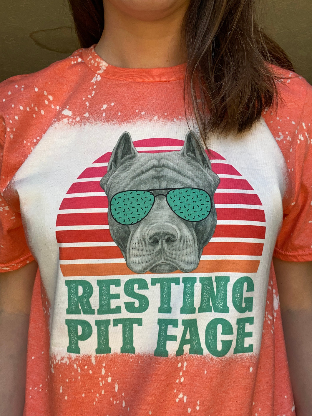 Resting Pit Face Bleached Shirt