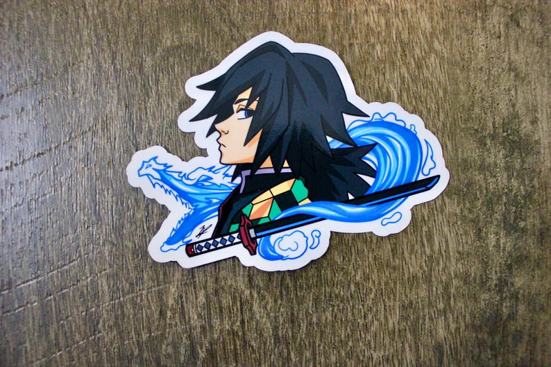 Anime Water Boy Sticker