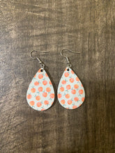 Load image into Gallery viewer, Peach Teardrop Earrings
