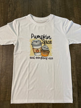 Load image into Gallery viewer, Pumpkin Spice and Everything Nice Graphic Tee
